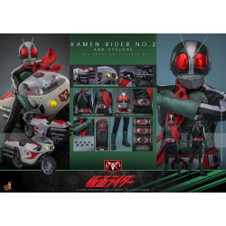 Figurine Kamen Rider No. 2 and Cyclone Hot Toys Kamen Rider