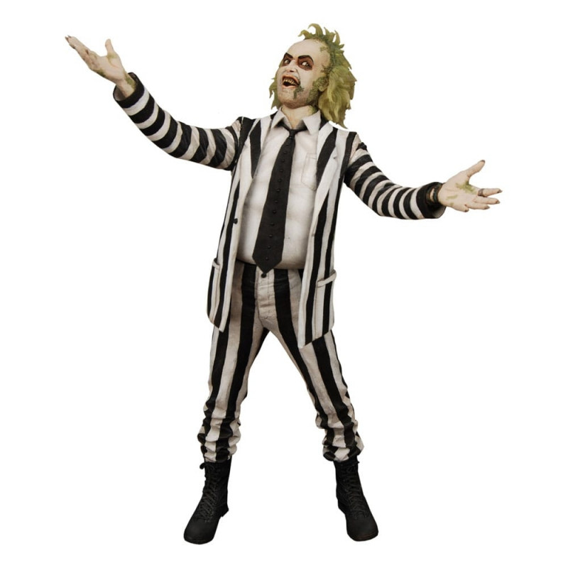 BEETLEJUICE 1988 Figurine 1/4 Striped Suit Beetlejuice Neca