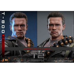 Figurine T-800 2.0 Movie Masterpiece Hot Toys Terminator 2