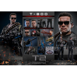 Figurine T-800 2.0 Movie Masterpiece Hot Toys Terminator 2