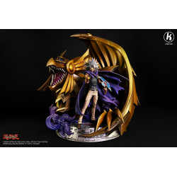 Statue Marik et le dragon ailé de Râ Kitsune Statue Yu-Gi-Oh!