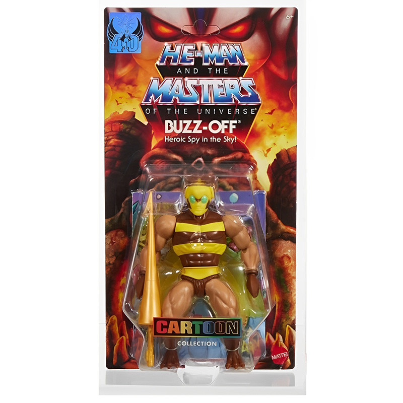 Figurine Buzz-Off Cartoon Collection Mattel Maitres de l'Univers Origins