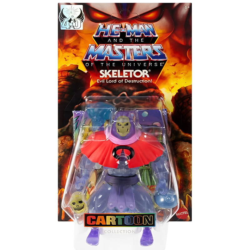 Figurine Invisible Skeletor Cartoon Collection Mattel Maitres de l'Univers Origins