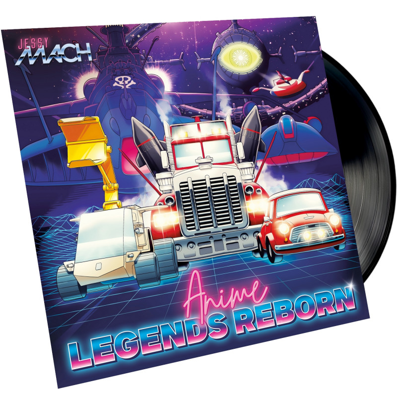 ANIME LEGENDS REBORN By Jessy Mach Disque Vinyle 33 Tours