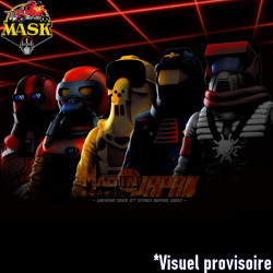 M.A.S.K. Véhicule Rhino & Figurines Matt Trakker & Bruce Sato Version The Loyal Subjects