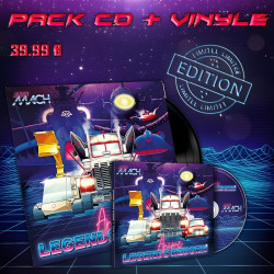 ANIME LEGENDS REBORN By Jessy Mach Pack Vinyle + CD