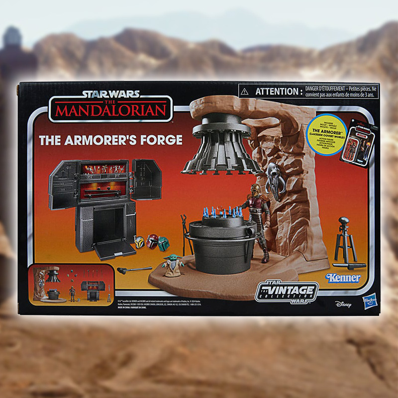 Playset The Armorer's Forge & The Armorer Vintage Collection Hasbro Star Wars The Mandalorian