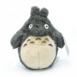 MON VOISIN TOTORO peluche officielle Totoro gris foncé 18 cm