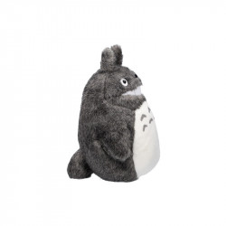 MON VOISIN TOTORO Peluche Totoro gris foncé Souriant 28 cm