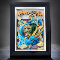 Cadre Son Goku & Dragon Tamashii Art Bandai Dragon Ball Z