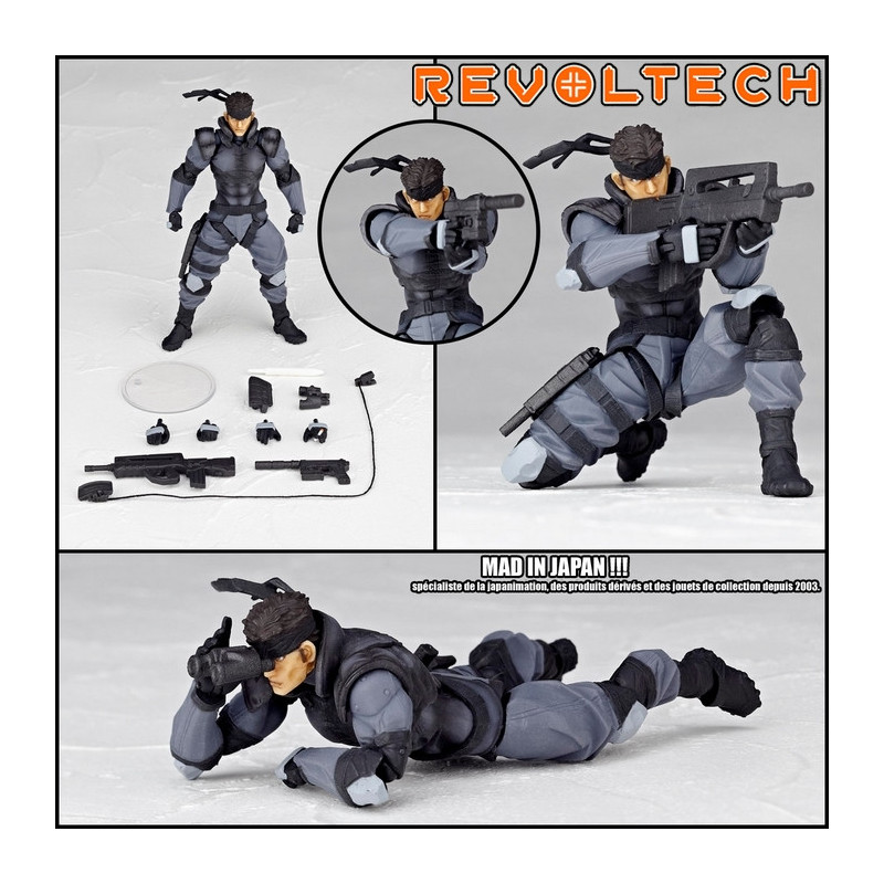 METAL GEAR SOLID figurine Revoltech mini Solid Snake