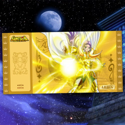 Golden Ticket Mu Cartoon Kingdom Saint Seiya