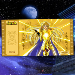 Golden Ticket Shaka Cartoon Kingdom Saint Seiya