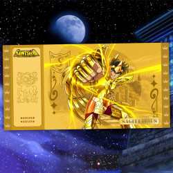 Golden Ticket Aiolos Cartoon Kingdom Saint Seiya