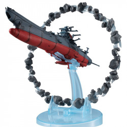 Réplique Yamato with Asteroid Ring Cosmo Fleet Special Megahouse Space Battleship Yamato 2202 Warriors of Love