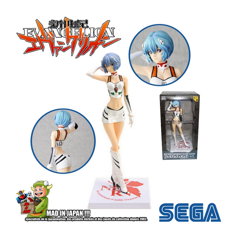 EVANGELION figurine Rei Ayanami Racing Premium Sega