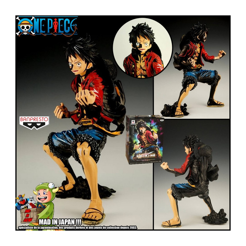 ONE PIECE figurine Luffy King of Artist Banpresto coloring version