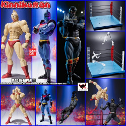 MUSCLEMAN Pack de 3 SH Figuarts Bandai + Ring Tamashii Exclusive