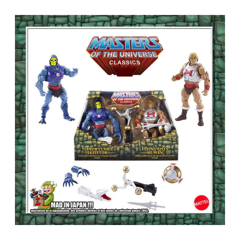 MAITRES DE L'UNIVERS Classics Skeletor Claws Terror & Flying Fists He-man