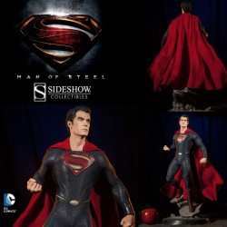  MAN OF STEEL Statue Superman Premium Format Sideshow