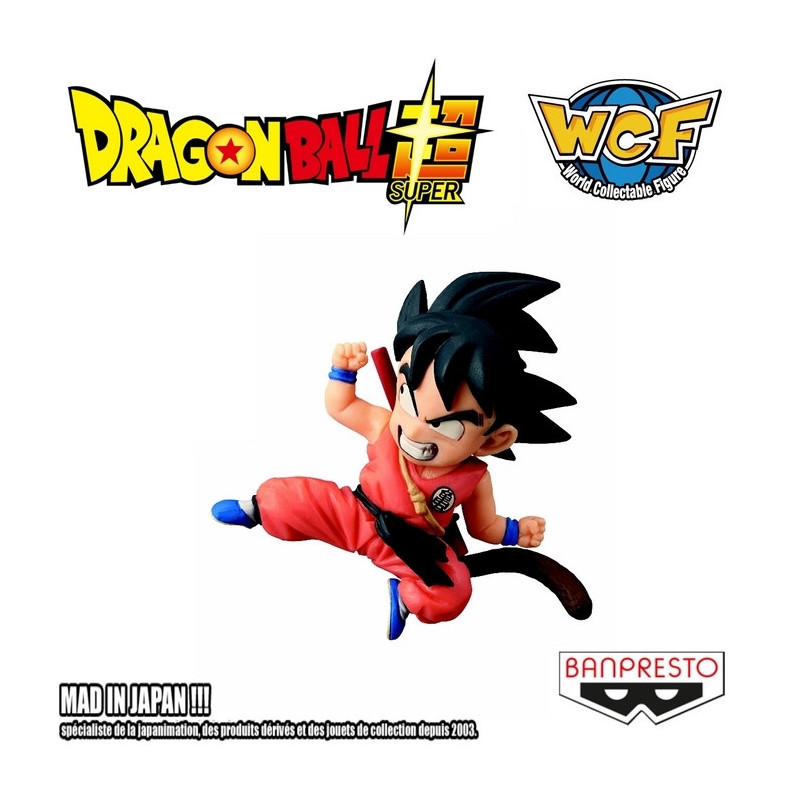 DRAGON BALL SUPER figurine Son Goku enfant WCF Banpresto