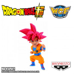 DRAGON BALL SUPER figurine Son Goku SS God WCF Banpresto