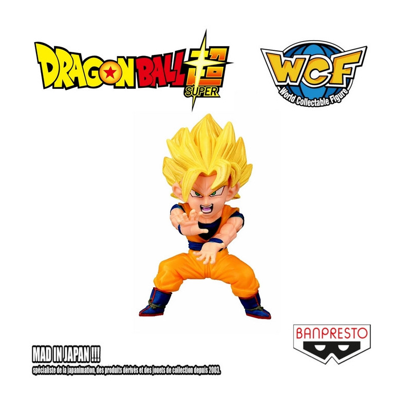 DRAGON BALL SUPER figurine Son Goku SS Kamehameha WCF Banpresto