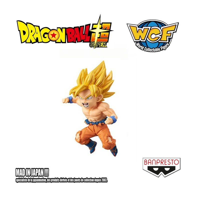 DRAGON BALL SUPER figurine Son Goku SS WCF Banpresto