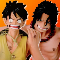 ONE PIECE diorama Luffy & Ace Dramatic Showcase Banpresto