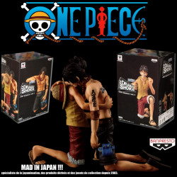  ONE PIECE diorama Luffy & Ace Dramatic Showcase Banpresto