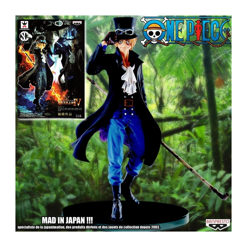 ONE PIECE figurine Sabo Scultures Big Banpresto