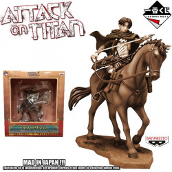 L'ATTAQUE DES TITANS figurine Caporal Levi Bronze Ichiban Kuji Banpresto