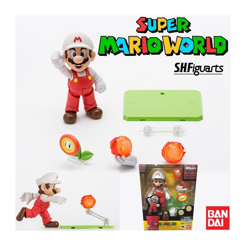 SUPER MARIO figurine Mario Fire S.H. Figuarts Bandai