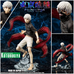  TOKYO GHOUL statue Ken Kaneki Awakened ARTFXJ Kotobukiya Exclusive version