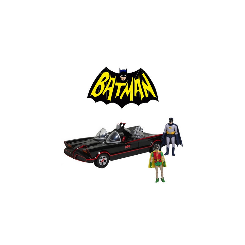 BATMAN Batmobile 1969 with Batman & Robin Funko