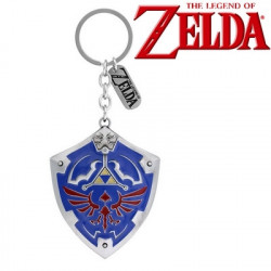 THE LEGEND OF ZELDA porte-clés métal 3D Hylian Shield