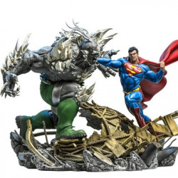 SUPERMAN diorama Superman vs Doomsday Iron Studios