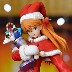 EVANGELION figurine Asuka Soryu Langley Christmas version Sega