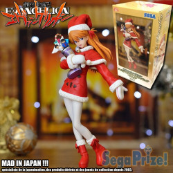  EVANGELION figurine Asuka Soryu Langley Christmas version Sega