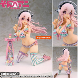  SUPER SONICO The Animation Statue Sonico Macaron Alphamax