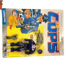 C.O.P.S. N CROOKS Blister Longarm  Bras de Fer Hasbro