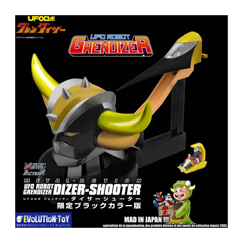 GOLDORAK Metal Action UFO Grendizer Dizer-Shooter Black Evolution Toy