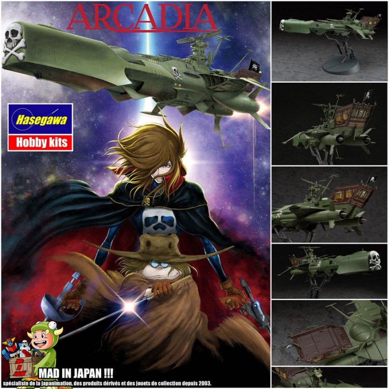 ALBATOR 84 Maquette Vaisseau Arcadia 84 Hasegawa 11500ème Limited ED