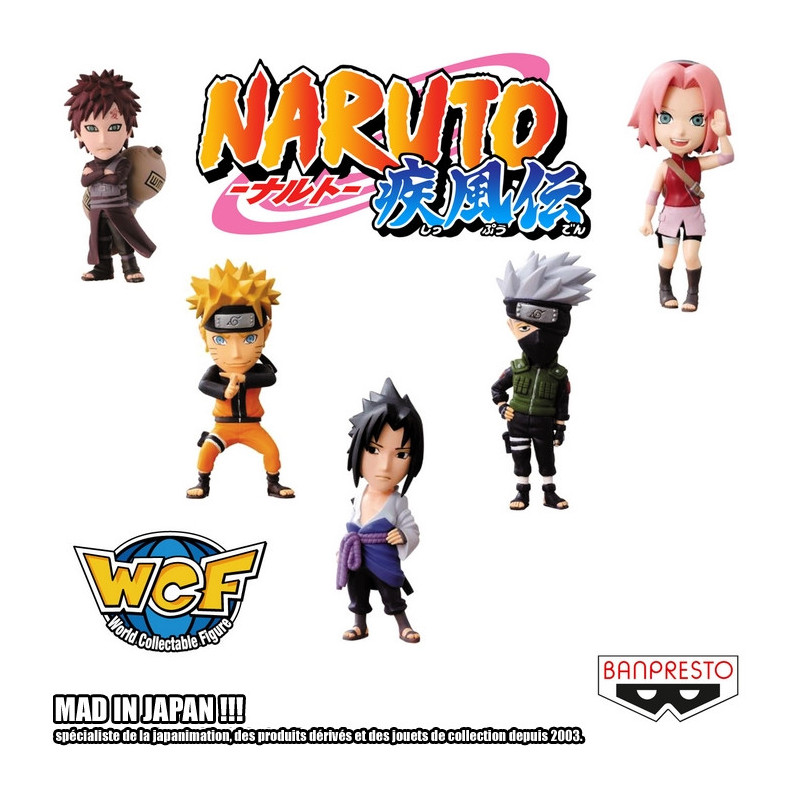 NARUTO SHIPPUDEN Figurines WCF volume 1 Banpresto