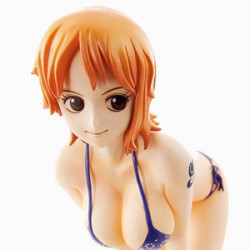 ONE PIECE figurine P.O.P Nami Swimsuit Blue Megahouse