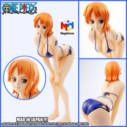  ONE PIECE figurine P.O.P Nami Swimsuit Blue Megahouse