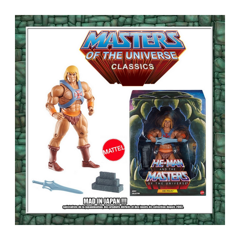 MAITRES DE L'UNIVERS CLASSICS figurine He-Man Filmation