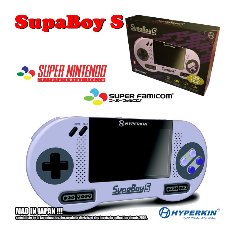 SupaBoy S Console portable Super Nintendo  Super Famicon Hyperkin