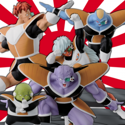 DRAGON BALL Z figurines Commando Ginyu Banpresto Dramatic Showcase