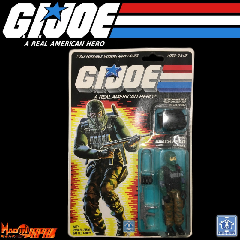 GI JOE Blister Beach Head  Scout Hasbro